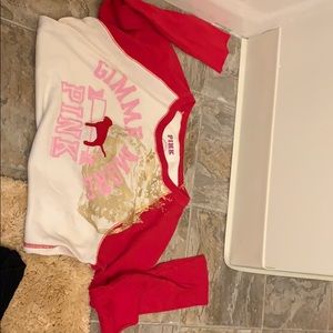 Victoria secret cotton quarter length shirt